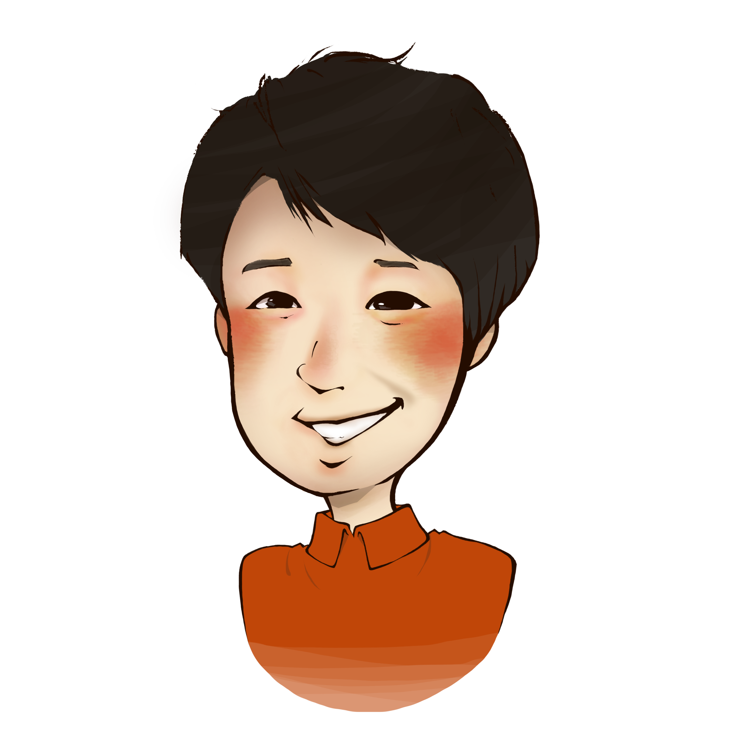 まはろ 鹿嶋 様(似顔絵②)