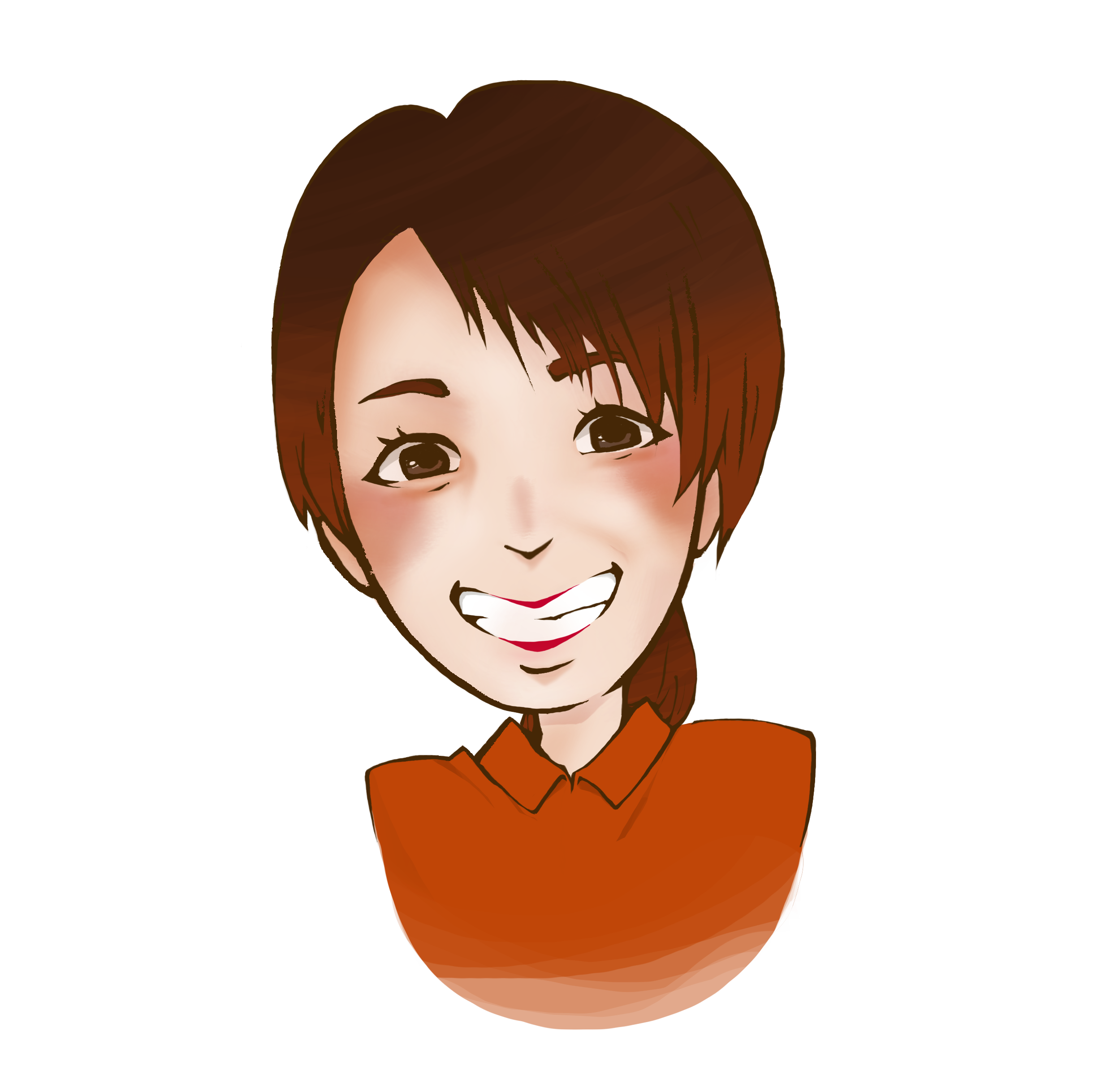 まはろ 鹿嶋 様(似顔絵①)